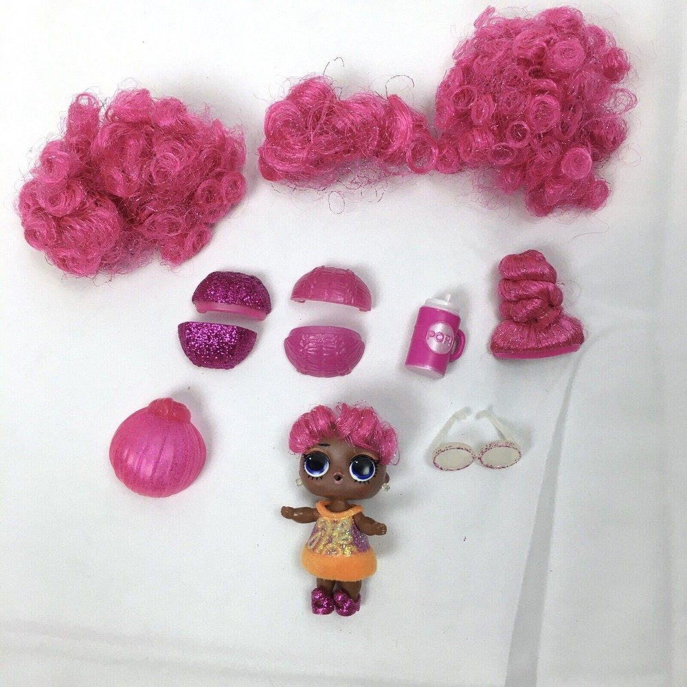LOL Surprise Doll HairVibes‎ Supreme Queen Pink Hair Pieces Parts Sunglasses